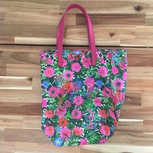 Prada Tessuto Printed Floral Tote